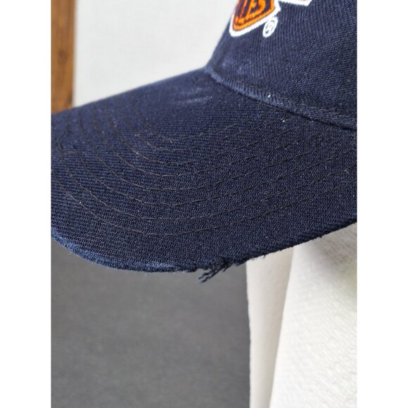 Harley-Davidson Hat Cap Strap Back Blue Embroidered Bar & Shield Biker Mens - Picture 2 of 10